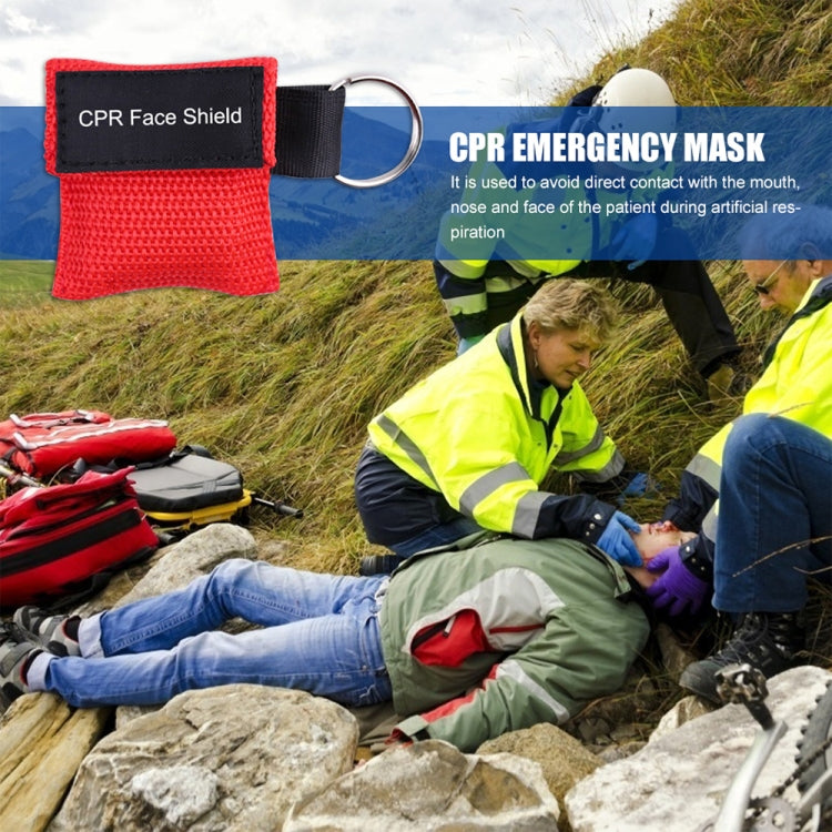 CPR Emergency Face Shield Mask Key Ring Breathing Mask CPR Emergency Face Shield Mask Key Ring Breathing Mask